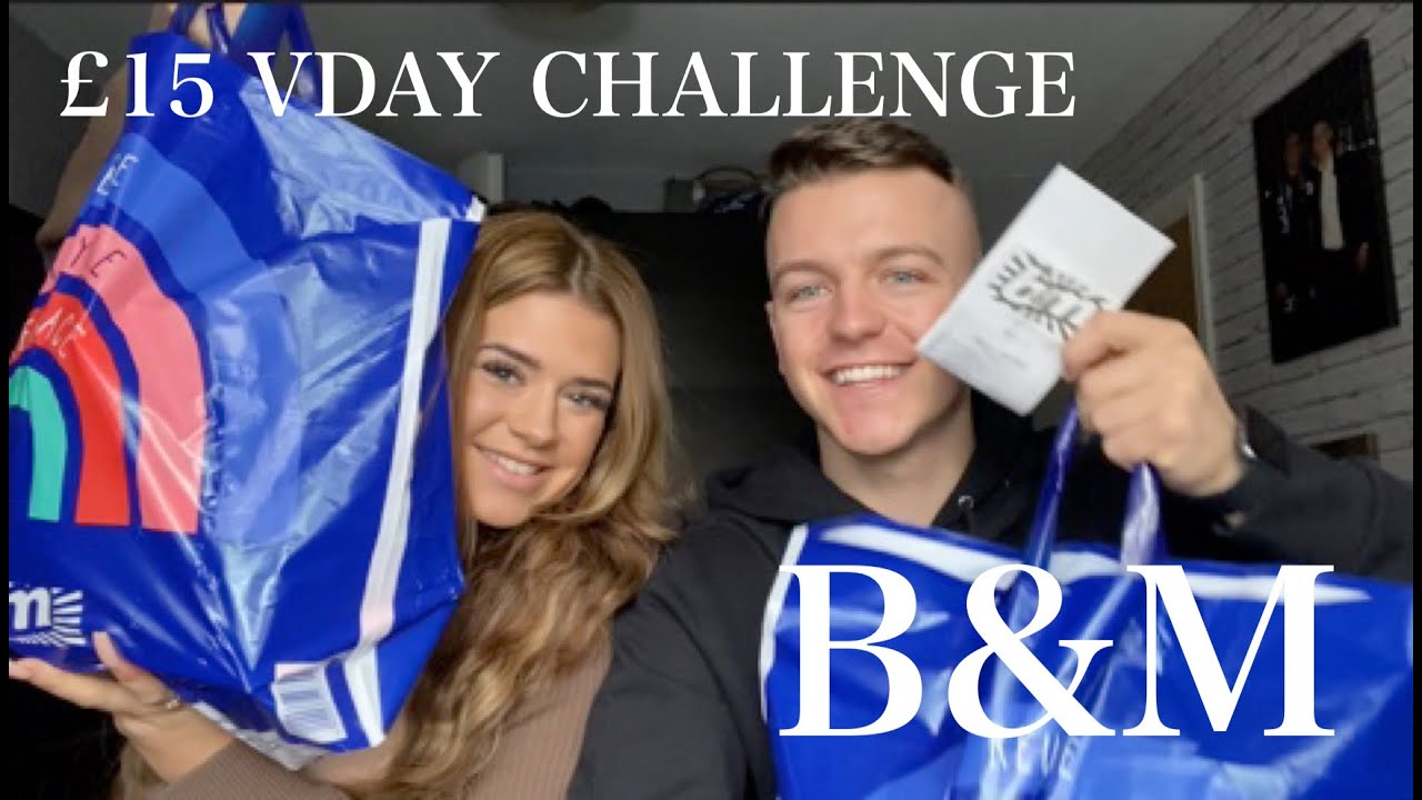 WHAT £15 GETS YOU IN B&M FOR VALENTINES !? *NEW COUPLES CHALLENGE*