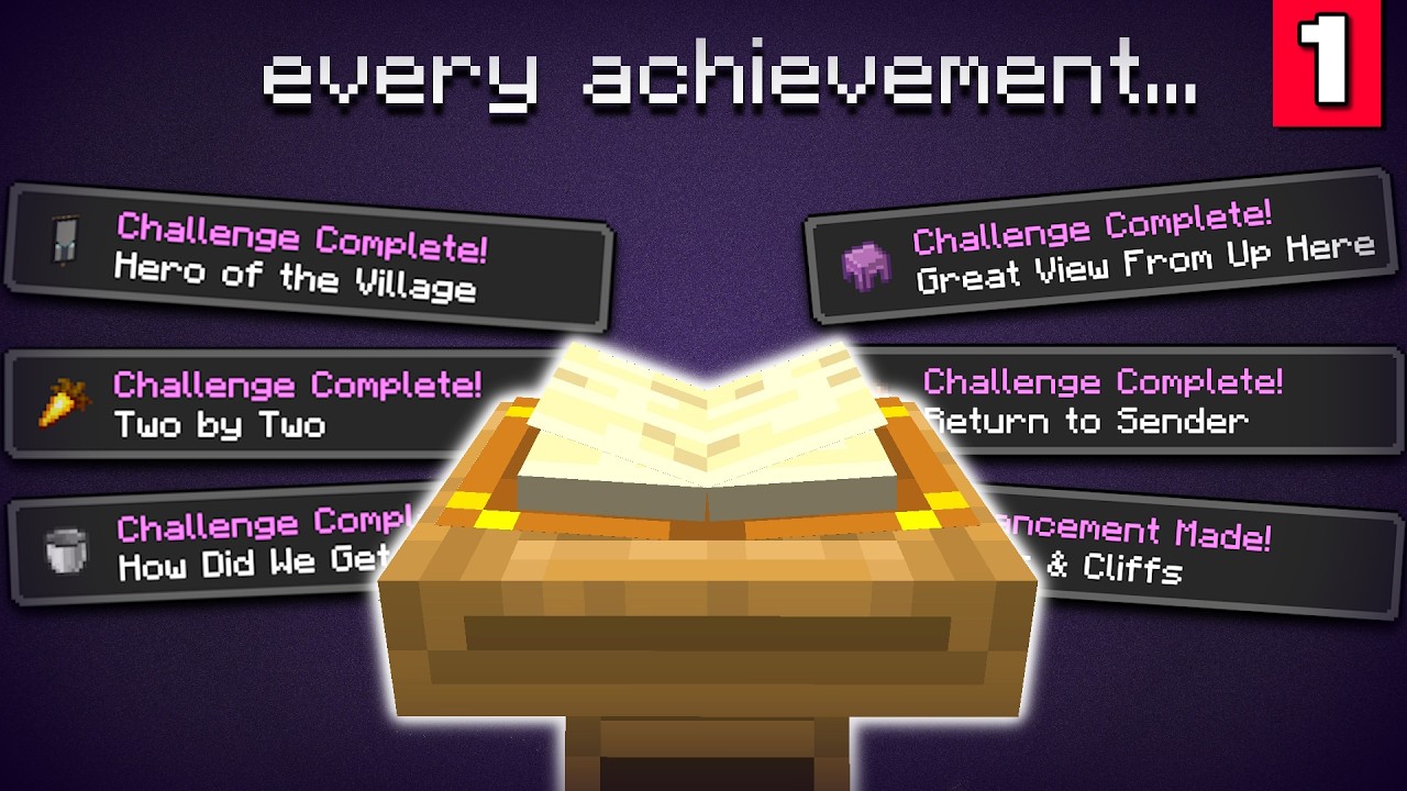 Getting EVERY Achievement in Minecraft... - YouTube
