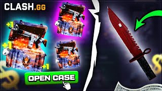 CLASHGG I PULLED $3000 M9 BAYONET SLAUGHTER! CLASH.GG PROMO CODE 2025