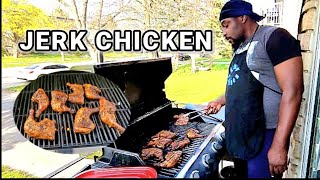 how to make REAL JAMAICAN JERK CHICKEN on the grill