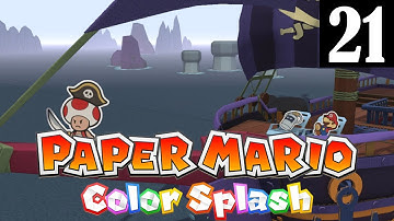 [WiiU] Paper Mario Color Splash - Walkthrough Part 21 No Commentary (1080p 60FPS)