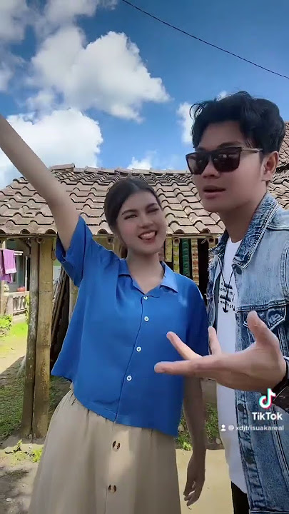 Video tiktok tri suaka & Nabila pake lagu ayang versi terbaru