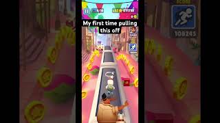 One of the harder tricks in nocoin #subwaysurfers #shorts