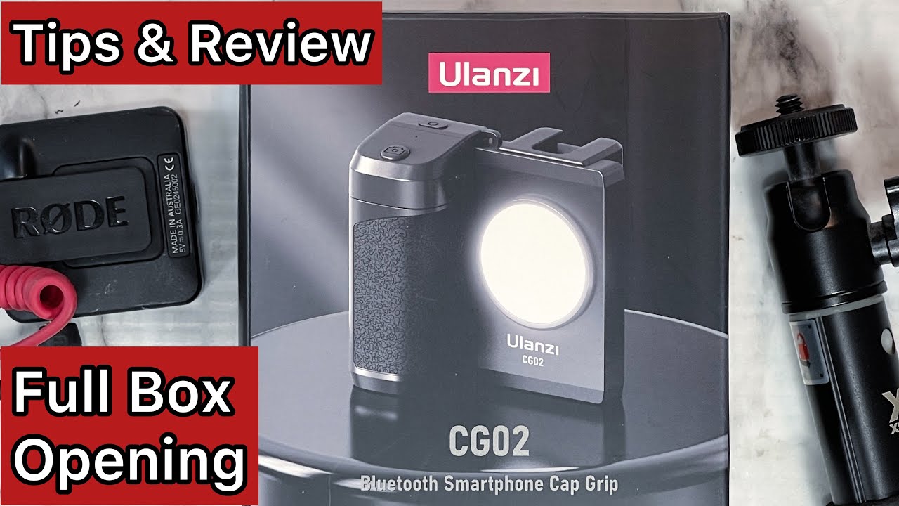 Ulanzi CG-02 Smartphone Camera Grip Bluetooth with Fill Light 3282A