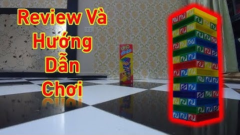 Review Và Hướng Dẫn Chơi UNO Stacko | Trò Chơi UNO Phiên Bản Rút Gỗ | UNO + Jenga | TNR