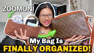 FINALLY Organizers That WORK In My Vintage LUXURY Handbags! Zoomoni Unboxing & Test In Chanel + LV
