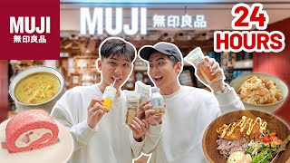 EATING ONLY MUJI FOOD FOR 24 HOURS!!!