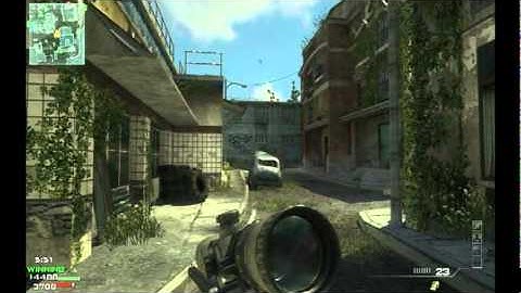 MW3 First Ever Random Throwing Knife Kill!!!