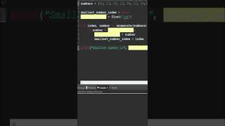 Python #Enumerate#findSmallestNumber#shorts#coding