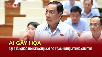 Al gây họa, đại biểu Quốc hội đề nghị làm rõ trách nhiệm từng chủ thể | Báo Công Thương