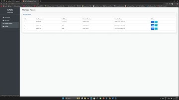 Gate Pass Management System Project in PHP and MySQL with Source Code