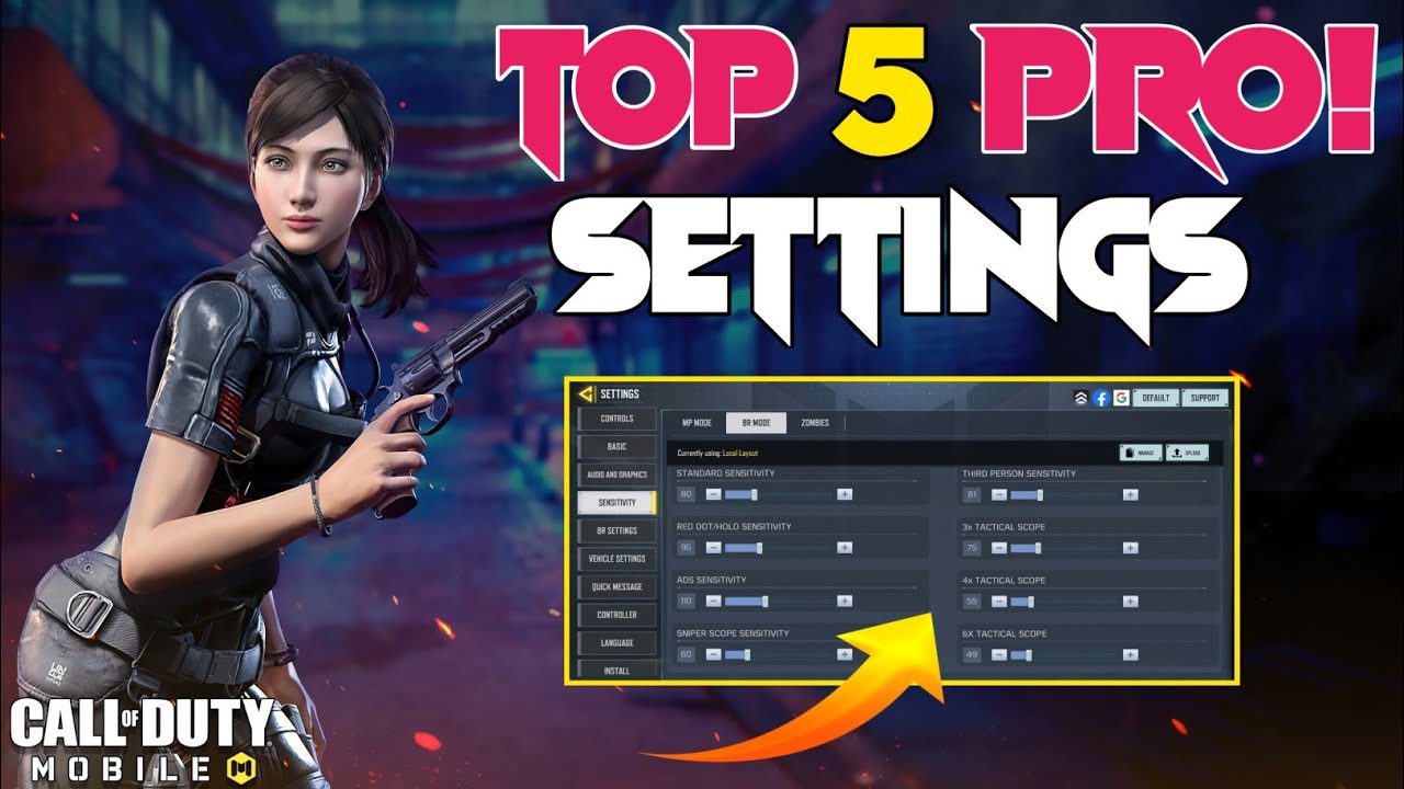 Best Settings for COD Mobile ☆ Play Like a Pro Now