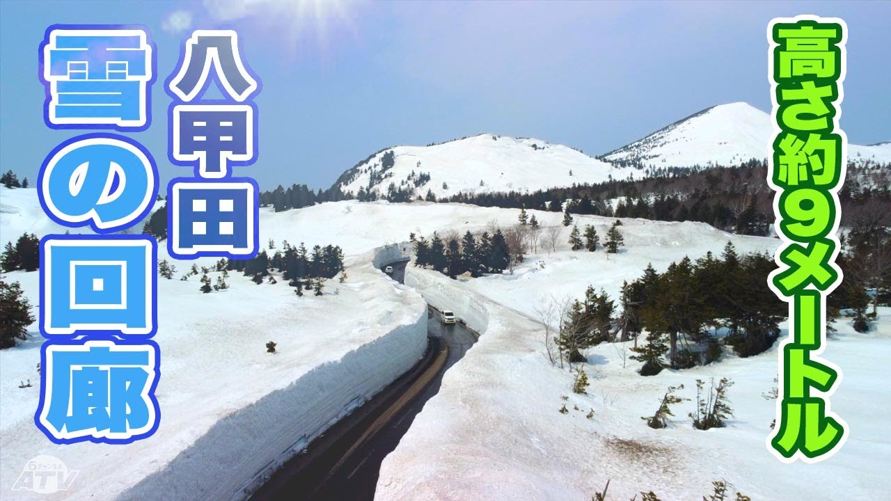 あおもりカメラ歳時記「八甲田 雪の回廊」Aomori Camera Saijiki