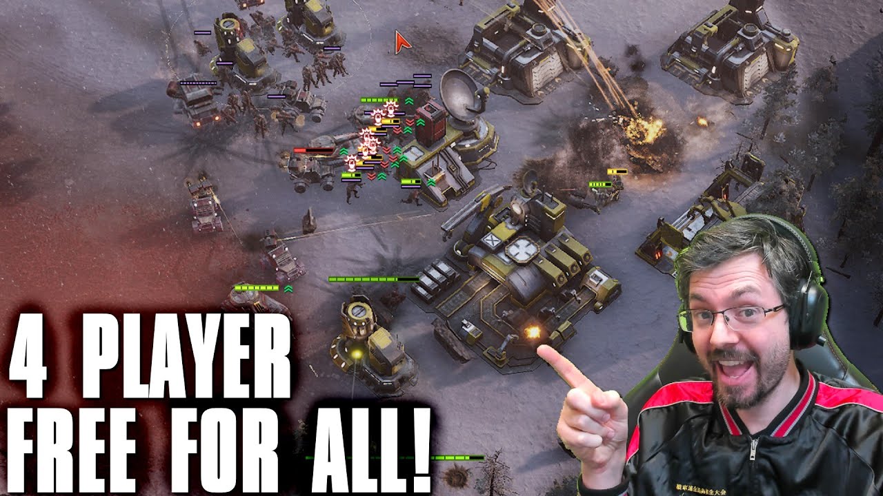 4 Player Free For All! - Tempest Rising - YouTube