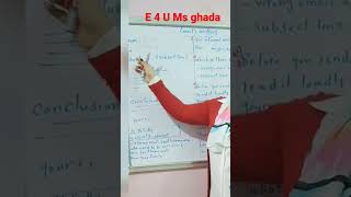 طريقة كتابة الايميل مرحلة ثانوى @e4uwithmsghada82