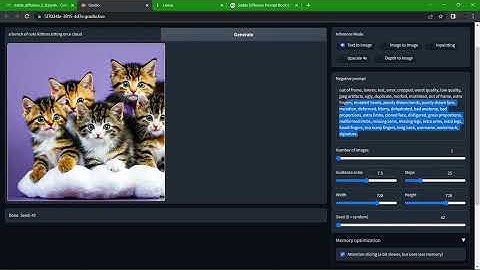 STABLE DIFFUSION 2.1 (GOOGLE COLAB) *one click* | Learn How To Generate AI ART for FREE (no code)