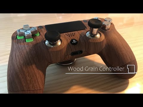 Ps4 木目調カスタムコントローラー Custom Controller Wood Grain Controller Youtube