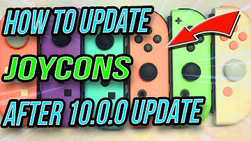 How to UPDATE the JOYCONS after the 10.0.0 Switch Firmware