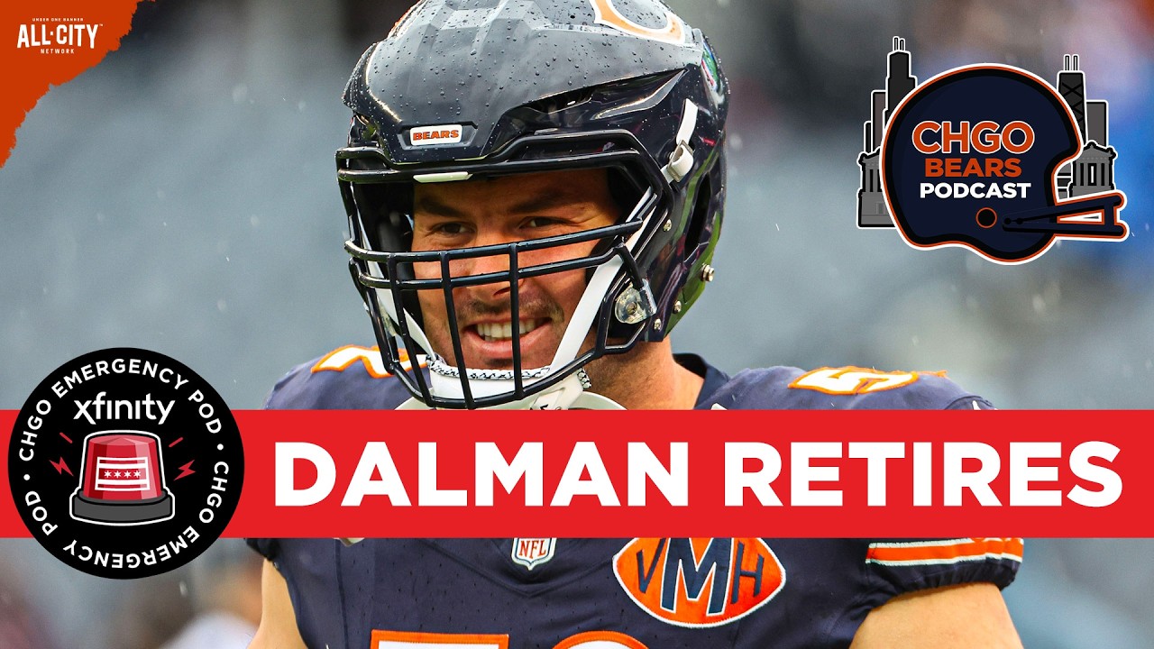 EMERGENCY POD: Chicago Bears Center Drew Dalman Abruptly Retires | CHGO Bears