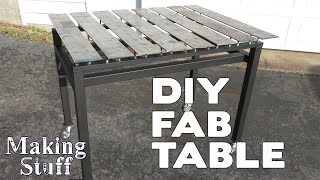 A DIY welding fabrication table that would make a great addition to any work shop. This welding fab table has many of the features 