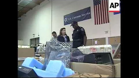 Auction by US authorities of seized property