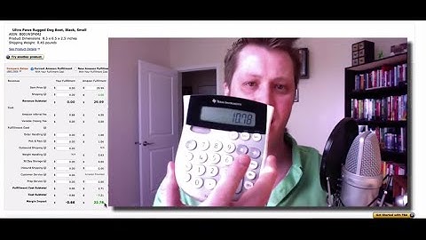 FBA Calculator:  How to use the Amazon FBA Calculator