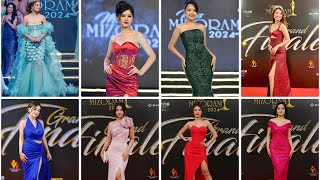 Miss Mizoram Red Carpet/Gown nalh zual top 20 te chu le.