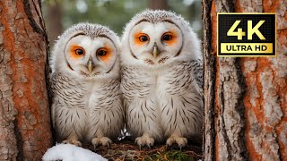 Incredibly rare and large owls  4K #owl #birds #naturesounds