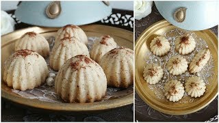 GHRIBIA - BISCUITS TRÉS FACILE ET RAPIDE POUR L' AID -  recette gâteau algérien fondant : montecaos