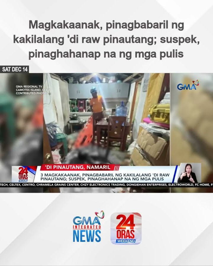 Magkakaanak, pinagbabaril ng kakilalang 'di raw pinautang; suspek, pinaghahanap... | 24 Oras Weekend