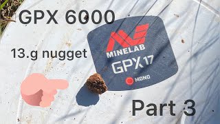 GPX 6000 and the 17 in coil finding gold @pistonbrokeprospecting