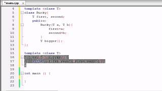 Information C++ Programming Tutorials   60   class Templates   YouTube News