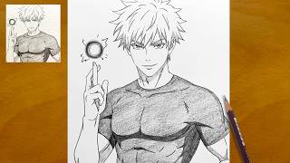 How to Draw Gojo Satoru  Jujutsu Kaisen JJK Anime Fanart Pencil Sketch