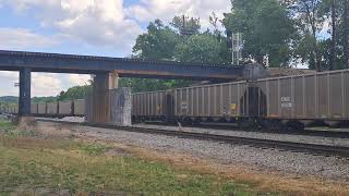 CSX Westbound Empty Coal Train.