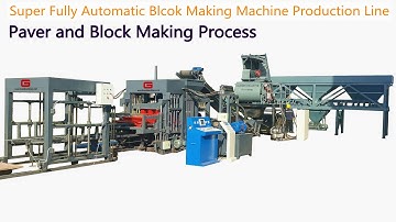 Brick Machine maker, High Capacity Automatic Cement Hollow block and paver making machine