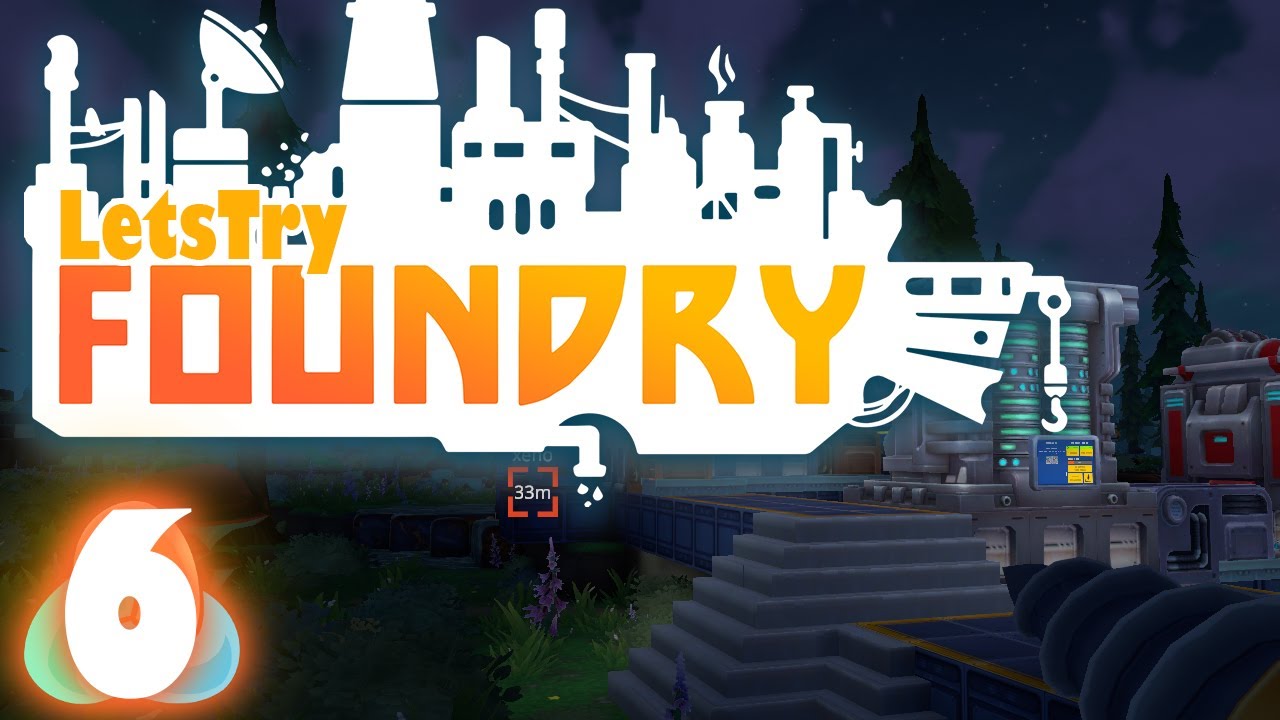 Stairs, Ramps, and Splitters, an entire new Underground World! - Let's Play Foundry Ep 6