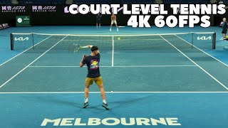 Alcaraz & Ruud Practice 2024 | Court Level Groundstrokes (4K 60FPS)