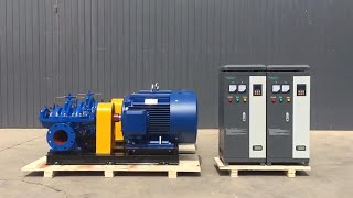 Large flow and high performance split pump