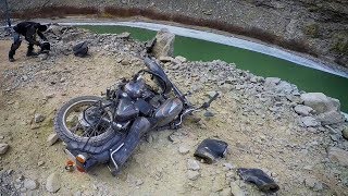 WINTER LADAKH RIDE | A BAD CRASH | LEH TO HANLE | EP - 2 |