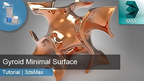 3d Tutorial | Gyroid Minimal Surface | 3dsMax