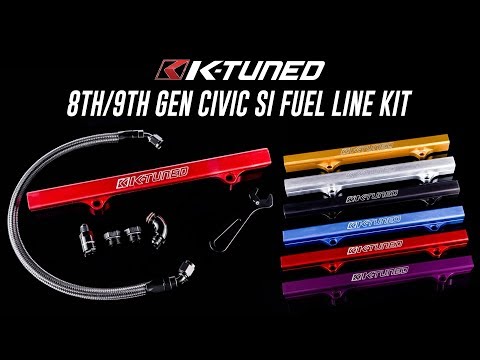 K-TUNED 8/9TH GEN CIVIC SI FUEL LINE KIT INSTALL
