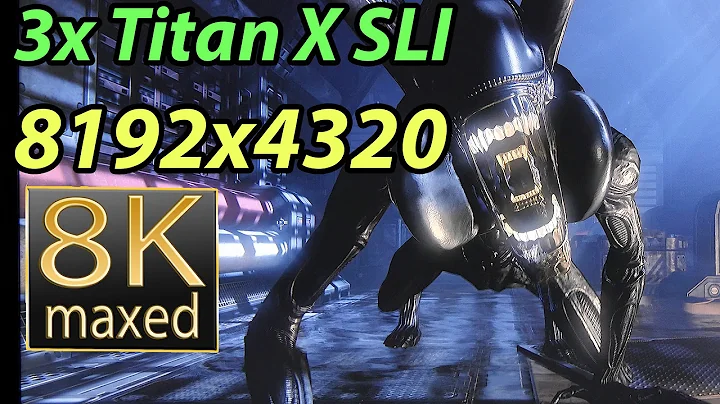 Aliens vs Predator DX11 benchmark 8K - 3x Titan X SLI AvP DirectX 11 Benchmark