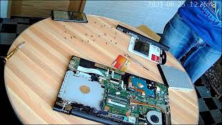 TOSHIBA Dynabook Satellite B35/R - Disassemble / Upgrade SSD - YouTube