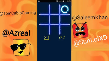 Tic Tac Toe Glow : Let