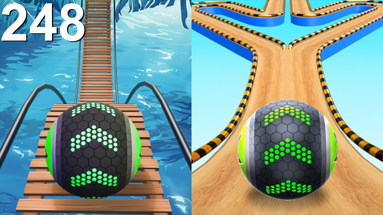 Going Balls Speedrun, Funny Fails Vs Challenge, Portal Run, Race Android, iOS Gameplay 248