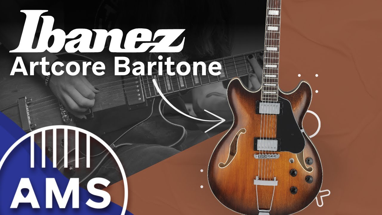 Ibanez Artcore AS7328, возможно, лучшая полуполая баритон-гитара в своем ценовом диапазоне.