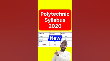 UP Polytechnic Entrance Exam Syllabus 2026 | Polytechnic Syllabus 2026 | #polytechnic #shorts #short