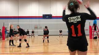 Club volleyball game 12 year old girls Louisville ky MAVA please SUBSCRIBE!!