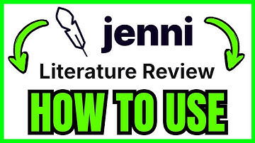 How To USE Jenni AI For LITERATURE Review (QUICK & EASY) 2025