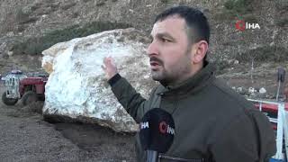 Dev Kayalar Mahallenin Üzerine Yuvarlandı